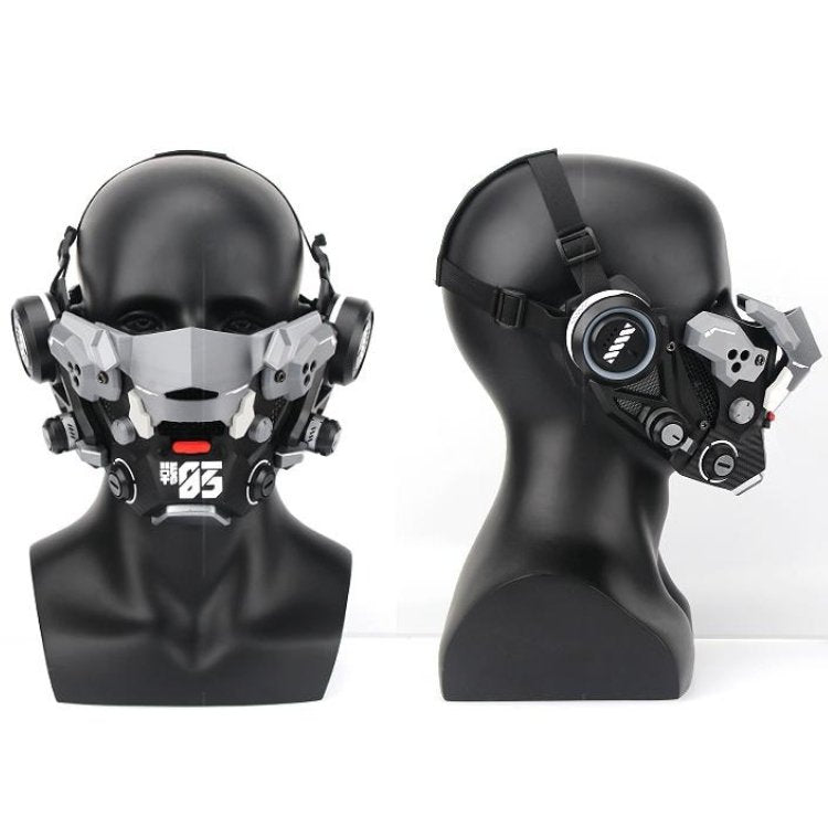 S/13【釈迦】サイバーパンクマスクハーフフェイス - LUCHYテックウェア&サバゲー専門店