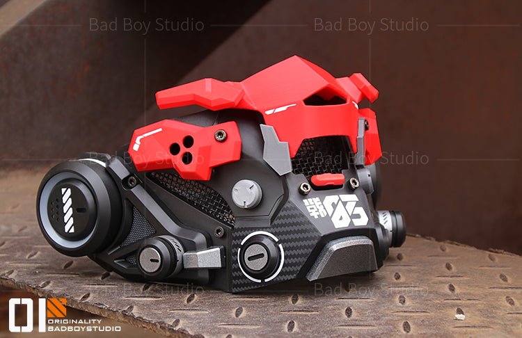 S/13【釈迦】サイバーパンクマスクハーフフェイス - LUCHYテックウェア&サバゲー専門店