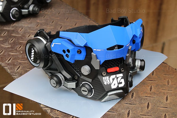 S/13【釈迦】サイバーパンクマスクハーフフェイス - LUCHYテックウェア&サバゲー専門店