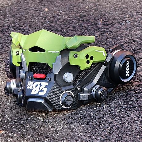 S/13【釈迦】サイバーパンクマスクハーフフェイス - LUCHYテックウェア&サバゲー専門店