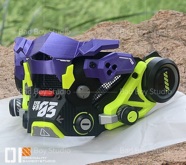 S/13【釈迦】サイバーパンクマスクハーフフェイス - LUCHYテックウェア&サバゲー専門店