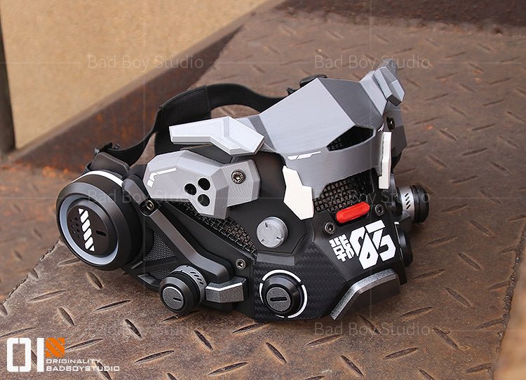 S/13【釈迦】サイバーパンクマスクハーフフェイス - LUCHYテックウェア&サバゲー専門店