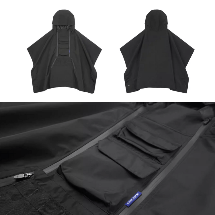 【SILENSTORM】ステルスシェル・タクティカルレインマント - LUCHYテックウェア&サバゲー専門店