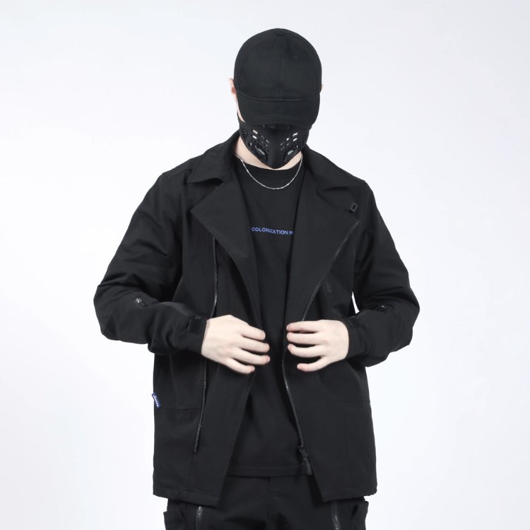 【SILENSTORM】ネオブラックタクティカルジャケット - LUCHYテックウェア&サバゲー専門店