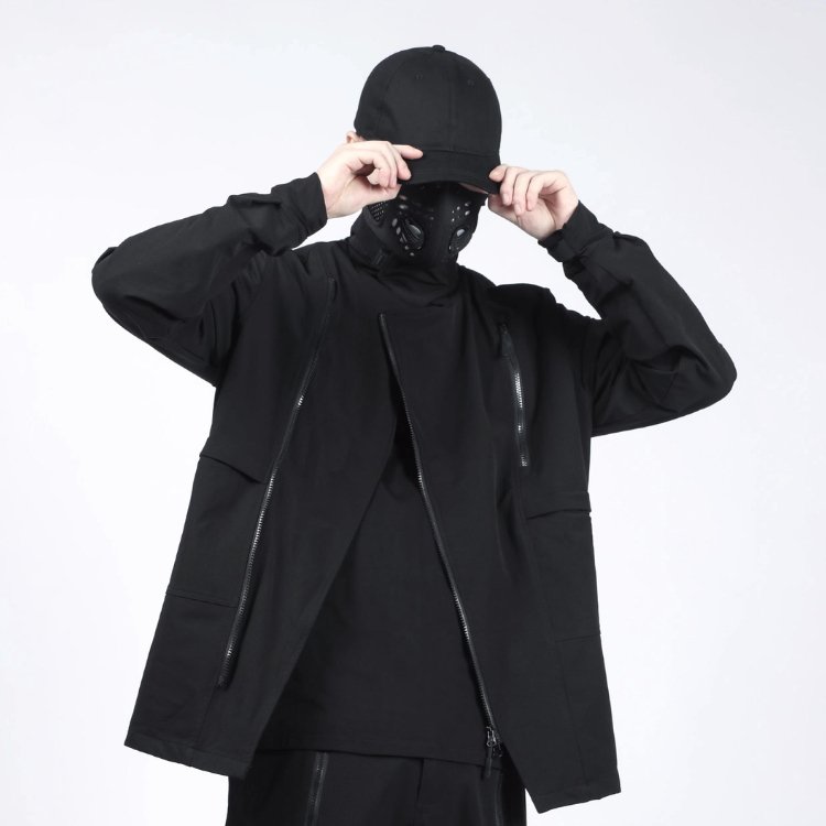 【SILENSTORM】ネオブラックタクティカルジャケット - LUCHYテックウェア&サバゲー専門店