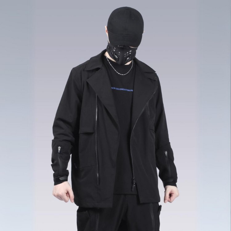 【SILENSTORM】ネオブラックタクティカルジャケット - LUCHYテックウェア&サバゲー専門店