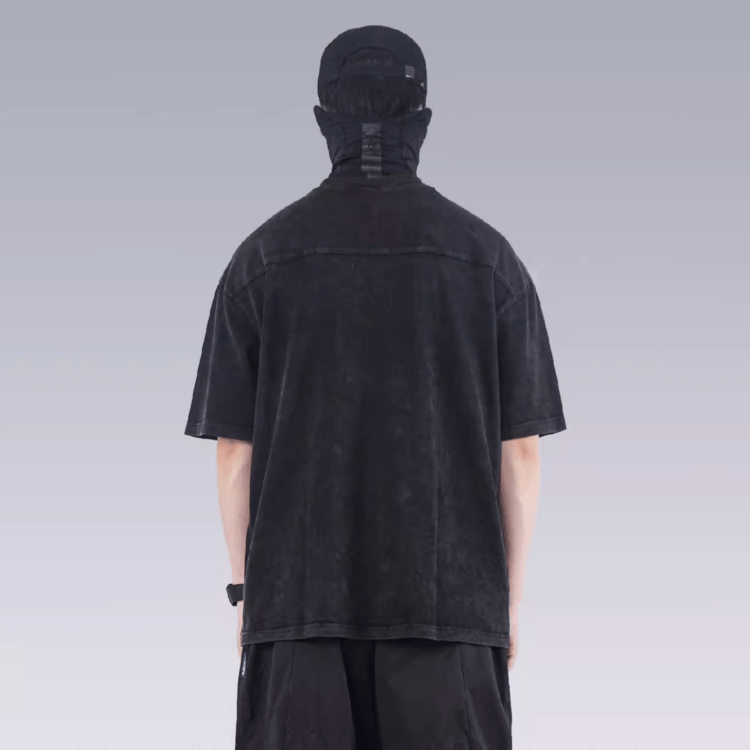 【SILENSTORM】レトロサンドウォッシュサイバーTシャツ - LUCHYテックウェア&サバゲー専門店