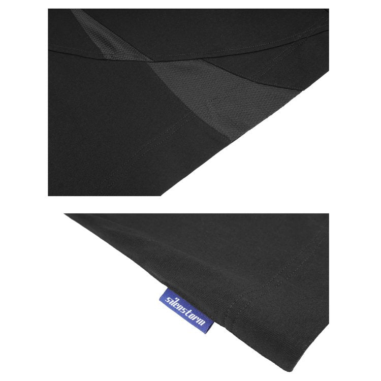 【SILENSTORM】ジオメトリックメッシュスライスTシャツ - LUCHYテックウェア&サバゲー専門店