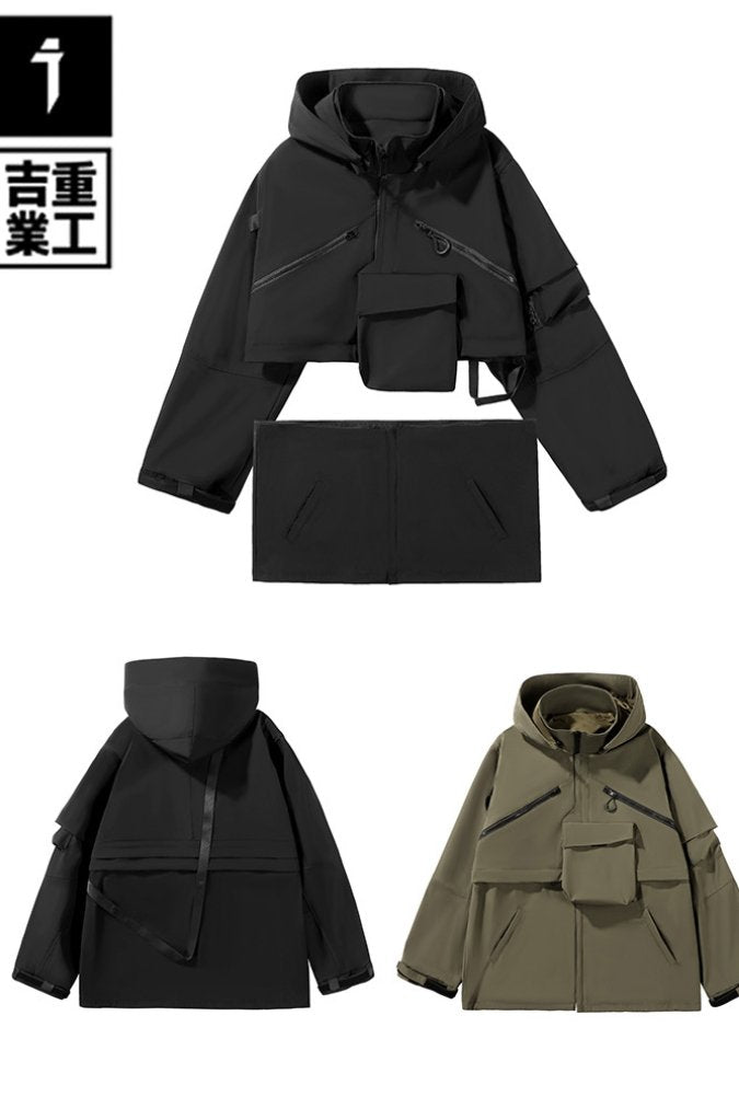 【吉業重工】2wayフードジャケット - LUCHYテックウェア＆サバゲー専門店