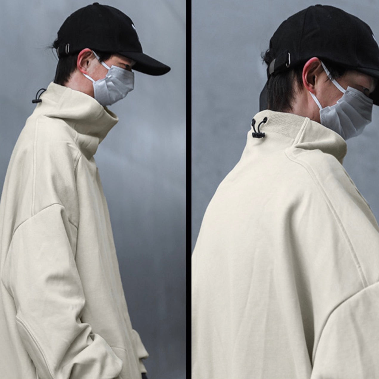 【吉業重工】スタンドカラールーズトレーナー