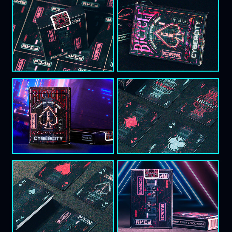 Cyberpunk playing cards