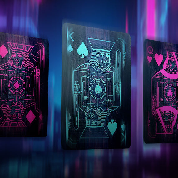 Cyberpunk playing cards