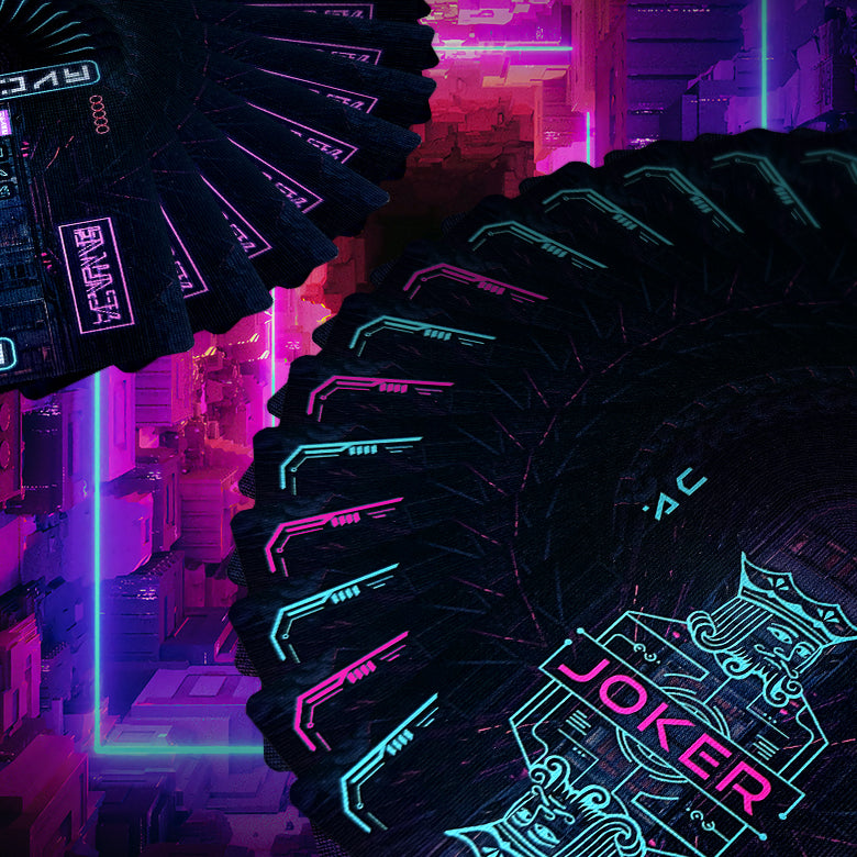Cyberpunk playing cards