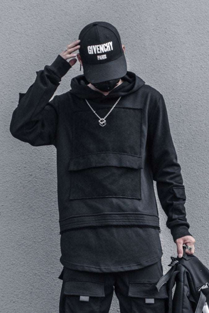 【CYBORG】ハイストリートフードパーカー - LUCHYテックウェア&サバゲー専門店