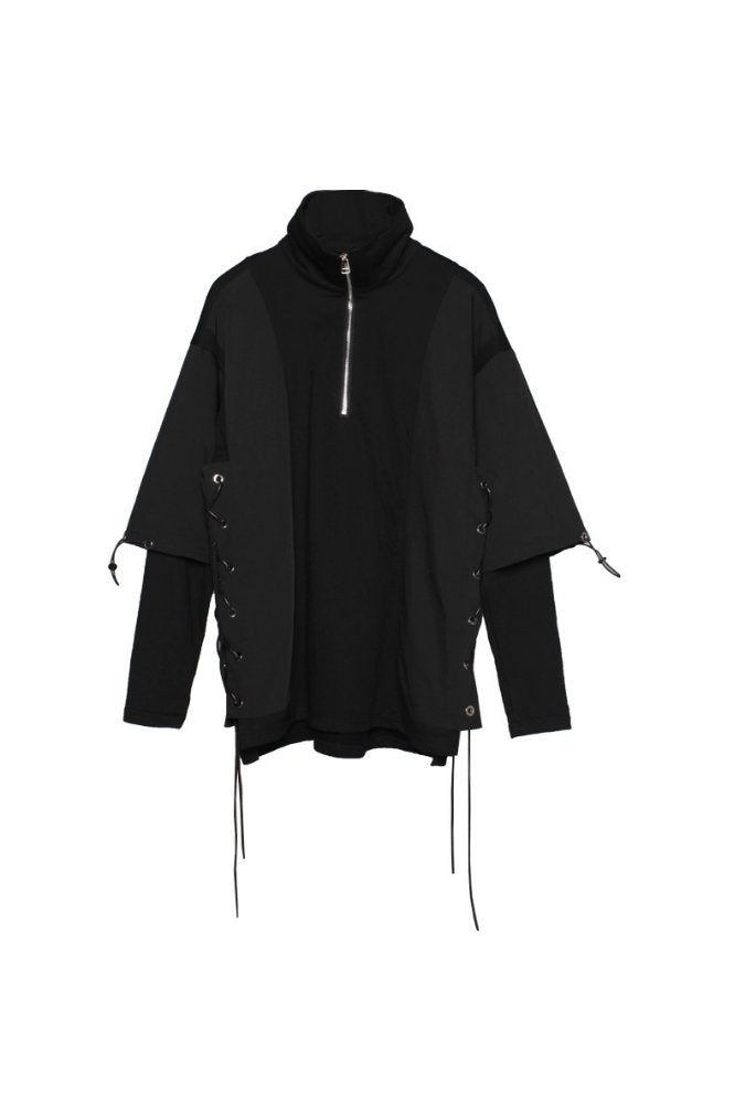 【CYBORG】ハイネックフェイクツーピースセーター - LUCHYテックウェア&サバゲー専門店