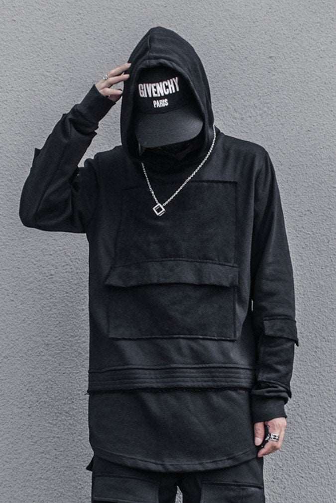 【CYBORG】ハイストリートフードパーカー - LUCHYテックウェア&サバゲー専門店