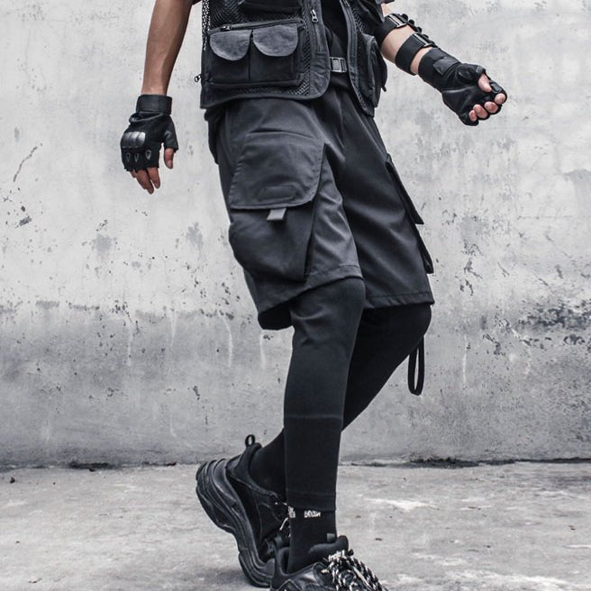 【CYBORG】フェイクツーピースレギンスパンツ - LUCHYテックウェア&サバゲー専門店