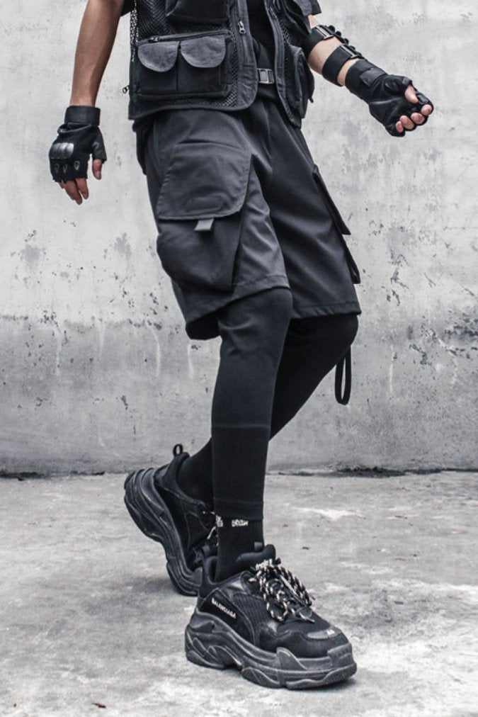 【CYBORG】フェイクツーピースレギンスパンツ - LUCHYテックウェア&サバゲー専門店