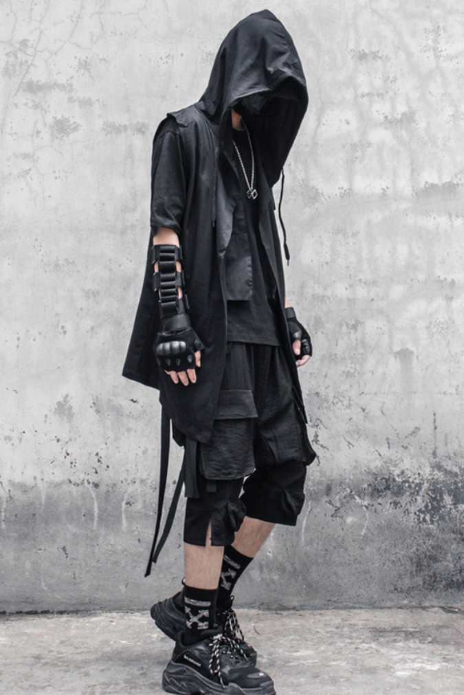 【CYBORG】ノースリーブフードケープ - LUCHYテックウェア&サバゲー専門店