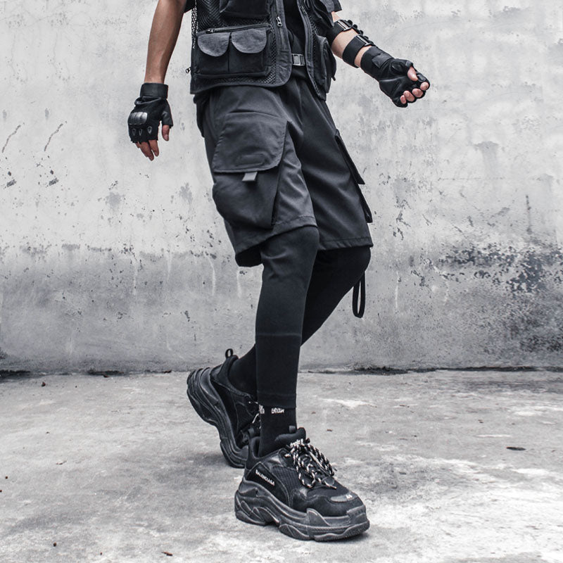 【CYBORG】フェイクツーピースレギンスパンツ - LUCHYテックウェア&サバゲー専門店