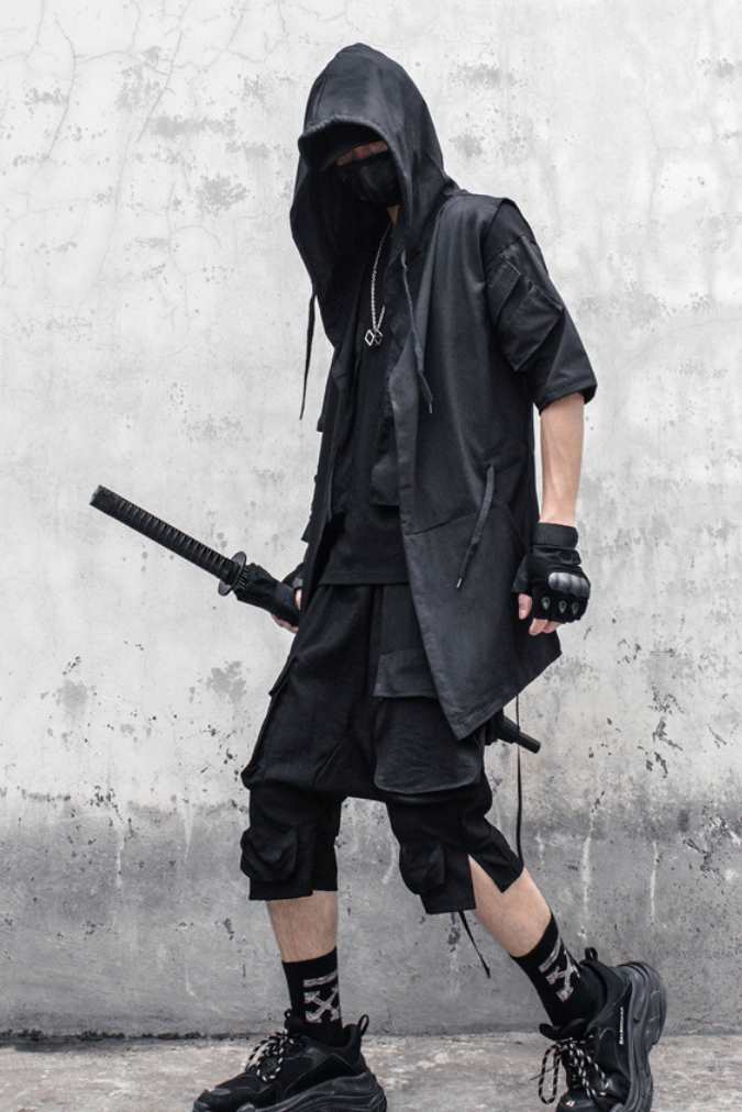 【CYBORG】ノースリーブフードケープ - LUCHYテックウェア&サバゲー専門店