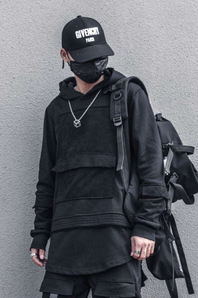 【CYBORG】ハイストリートフードパーカー - LUCHYテックウェア&サバゲー専門店