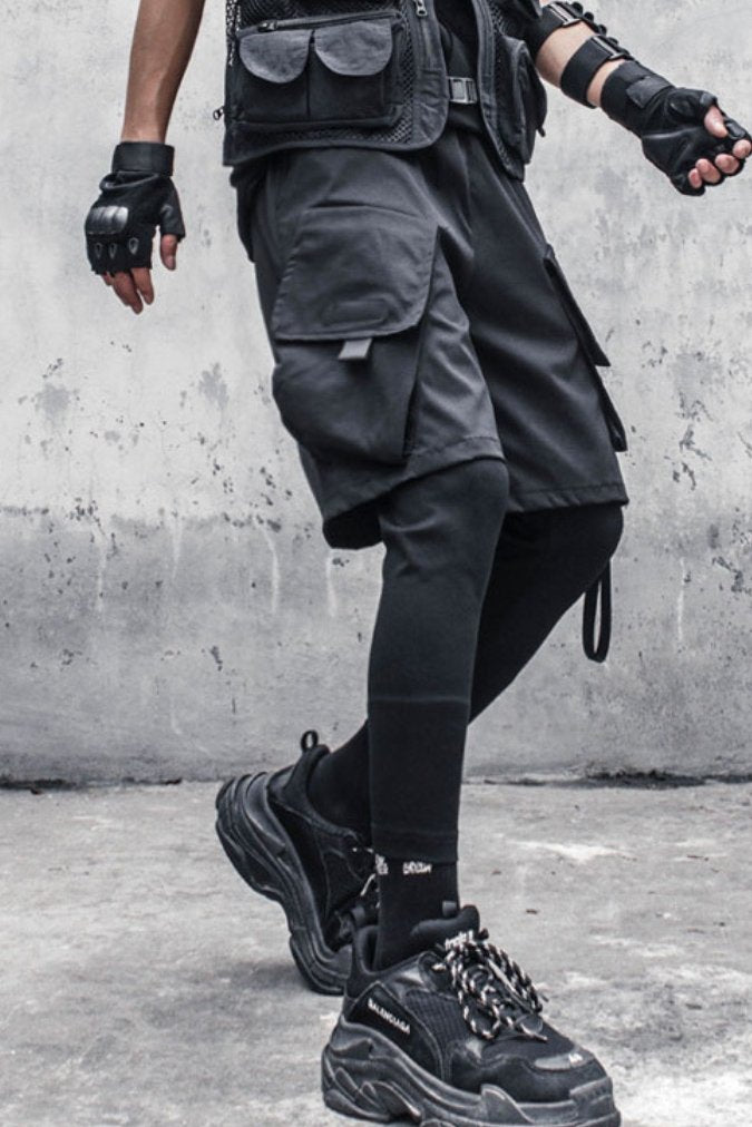 【CYBORG】フェイクツーピースレギンスパンツ - LUCHYテックウェア&サバゲー専門店