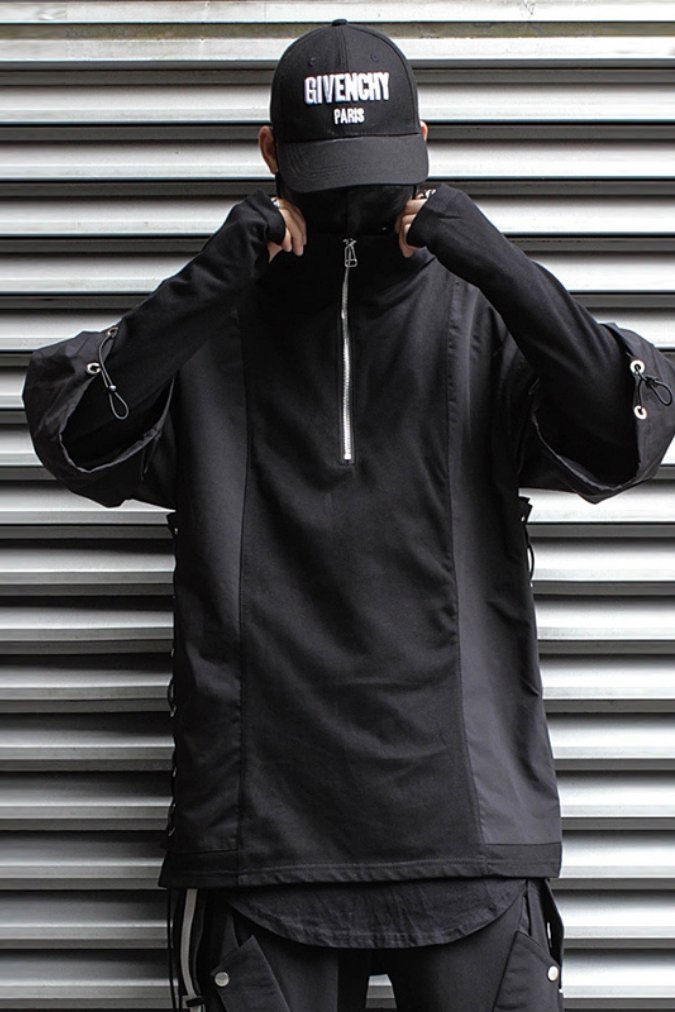 【CYBORG】ハイネックフェイクツーピースセーター - LUCHYテックウェア&サバゲー専門店