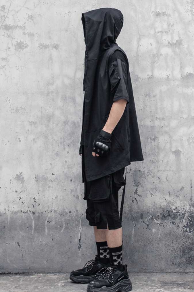 【CYBORG】ノースリーブフードケープ - LUCHYテックウェア&サバゲー専門店