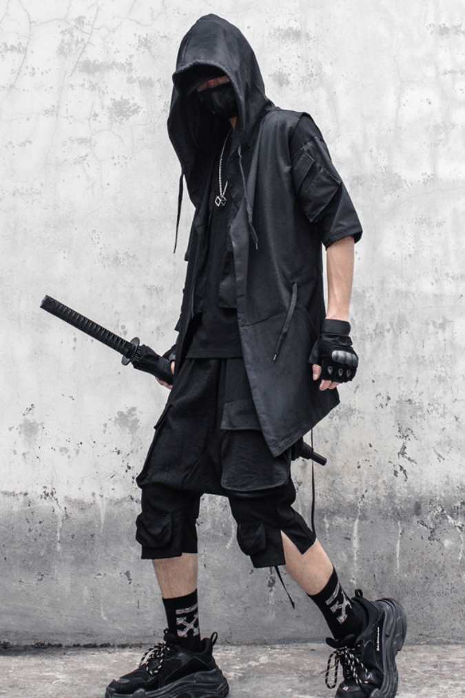 【CYBORG】ノースリーブフードケープ - LUCHYテックウェア&サバゲー専門店