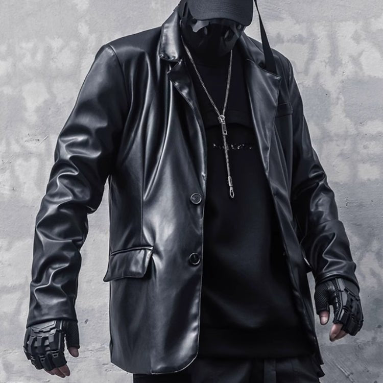 【CYBORG】ダークスタイルPUレザージャケット - LUCHYテックウェア&サバゲー専門店