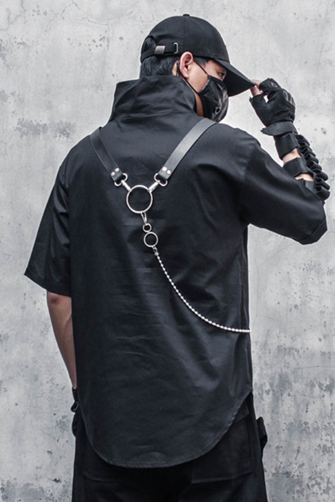 【CYBORG】ハイネックルーズTシャツ - LUCHYテックウェア&サバゲー専門店