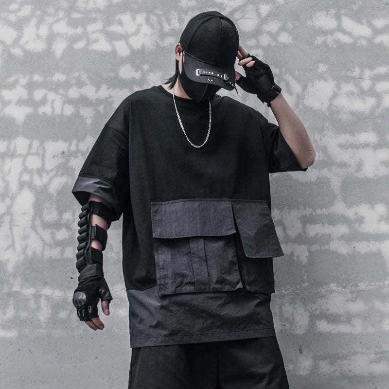 【CYBORG】ビッグポケットルーズTシャツ - LUCHYテックウェア&サバゲー専門店