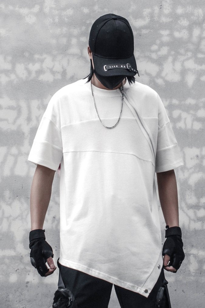 【CYBORG】ステッチジッパーTシャツ - LUCHYテックウェア&サバゲー専門店