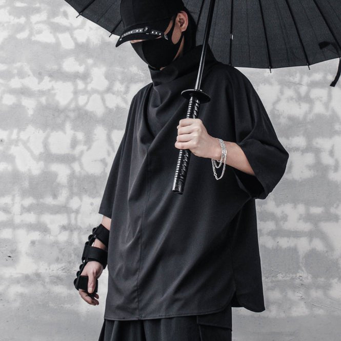 【CYBORG】ハーフネックバットスリーブTシャツ - LUCHYテックウェア&サバゲー専門店