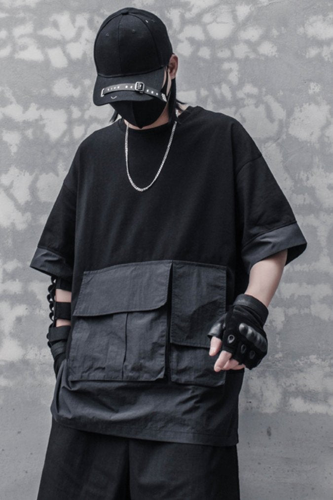 【CYBORG】ビッグポケットルーズTシャツ - LUCHYテックウェア&サバゲー専門店