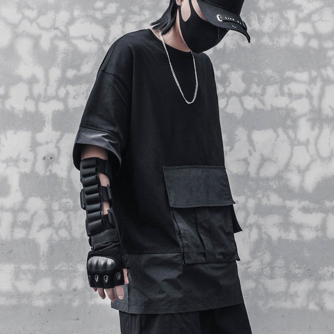 【CYBORG】ビッグポケットルーズTシャツ - LUCHYテックウェア&サバゲー専門店