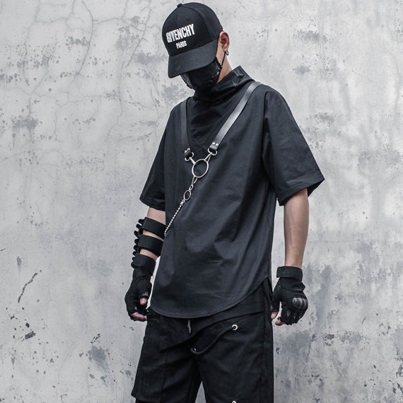 【CYBORG】ハイネックルーズTシャツ - LUCHYテックウェア&サバゲー専門店