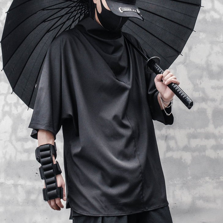 【CYBORG】ハーフネックバットスリーブTシャツ - LUCHYテックウェア&サバゲー専門店