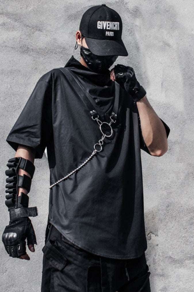 【CYBORG】ハイネックパンカーTシャツ - LUCHYテックウェア&サバゲー専門店