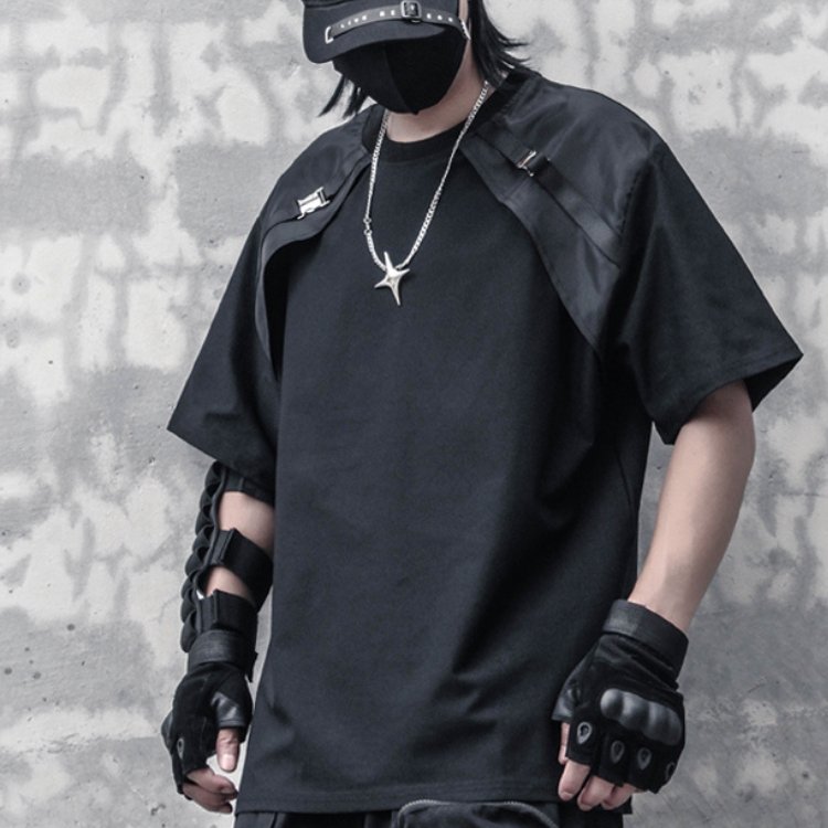 【CYBORG】ニッチフェイクTシャツ - LUCHYテックウェア&サバゲー専門店