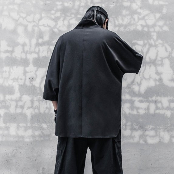 【CYBORG】ハーフネックバットスリーブTシャツ - LUCHYテックウェア&サバゲー専門店