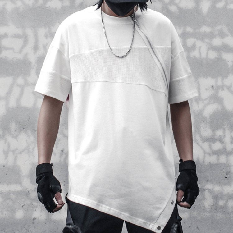 【CYBORG】ステッチジッパーTシャツ - LUCHYテックウェア&サバゲー専門店