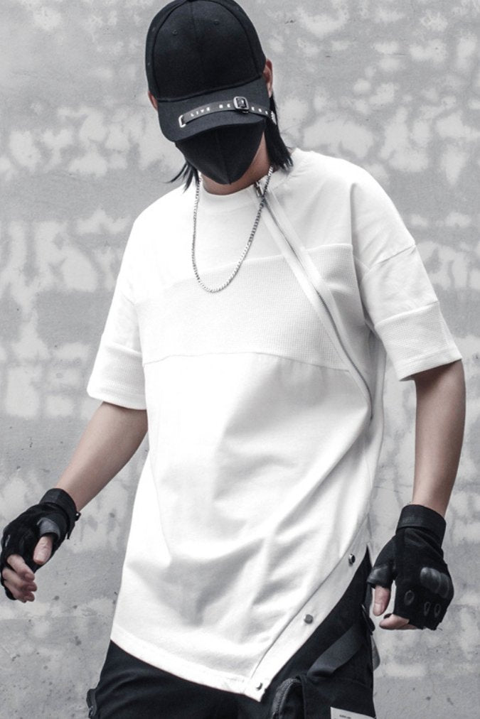 【CYBORG】ステッチジッパーTシャツ - LUCHYテックウェア&サバゲー専門店