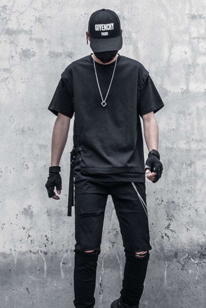 【CYBORG】サイドストラップフェイクTシャツ - LUCHYテックウェア&サバゲー専門店