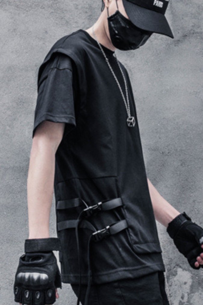 【CYBORG】サイドストラップフェイクTシャツ - LUCHYテックウェア&サバゲー専門店