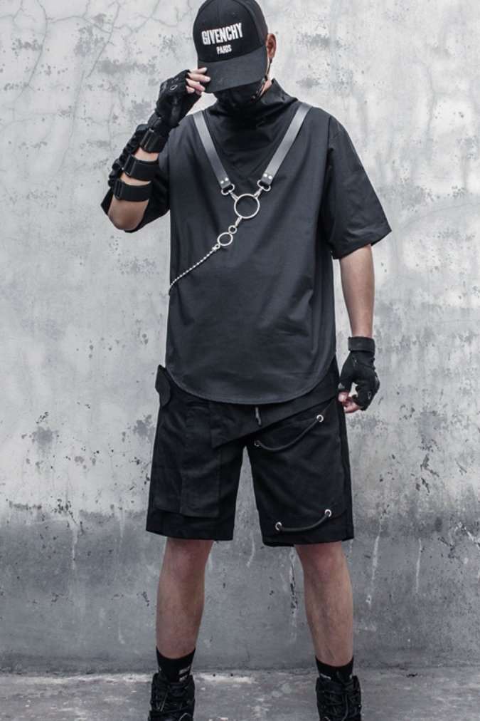 【CYBORG】ハイネックパンカーTシャツ - LUCHYテックウェア&サバゲー専門店