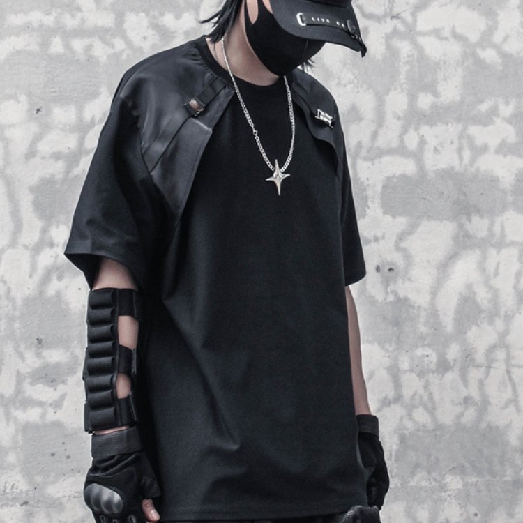 【CYBORG】ニッチフェイクTシャツ - LUCHYテックウェア&サバゲー専門店