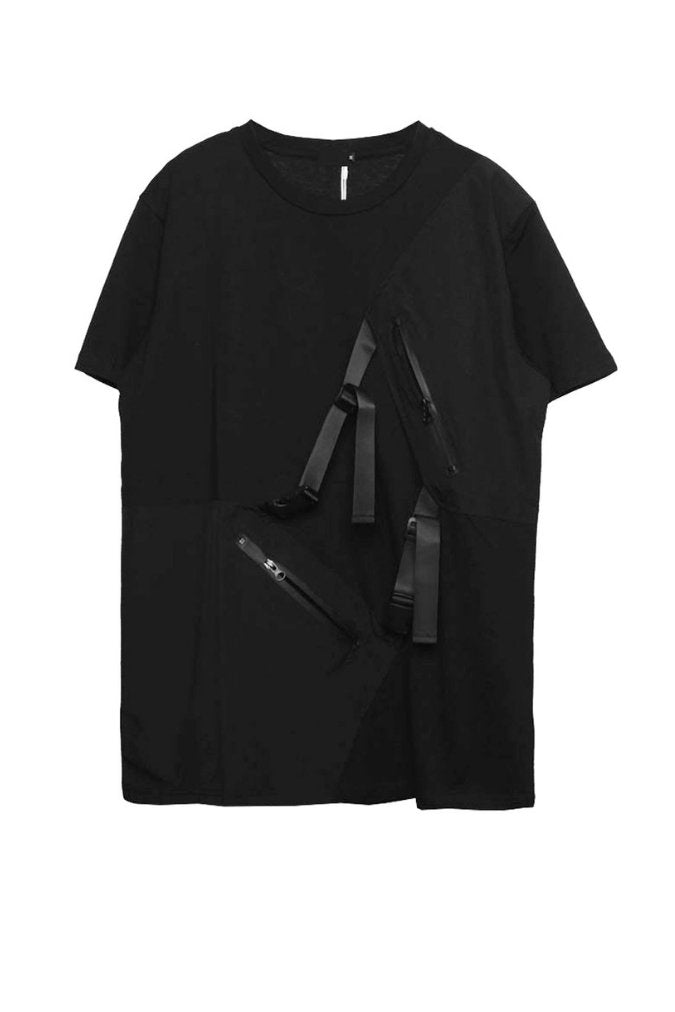 【CYBORG】アシメジッパーTシャツ - LUCHYテックウェア&サバゲー専門店