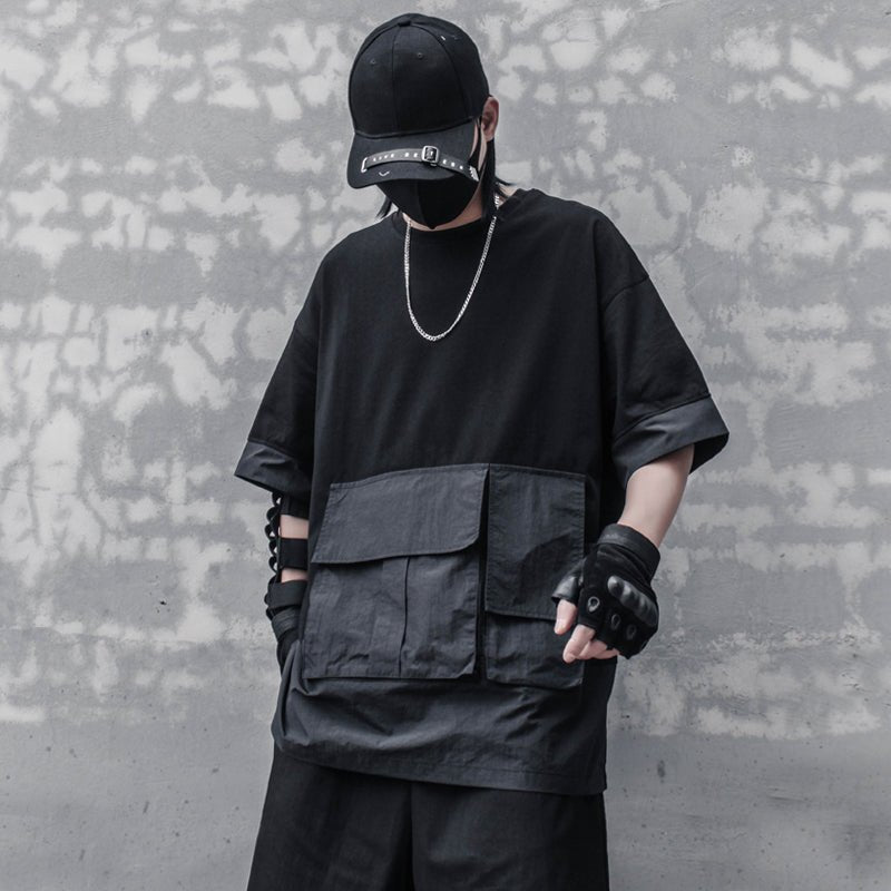 【CYBORG】ビッグポケットルーズTシャツ - LUCHYテックウェア&サバゲー専門店